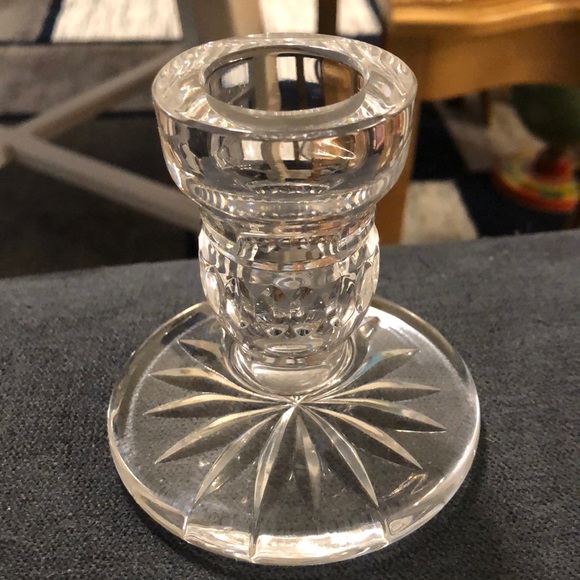 Waterford Crystal Accents Vintage Waterford Crystal Candlestick Art